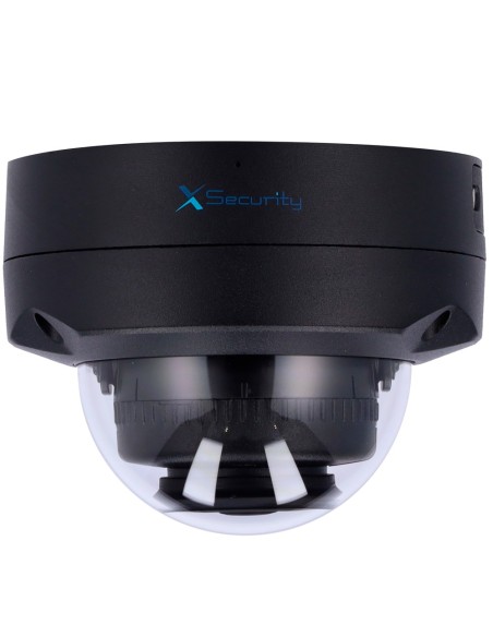 X-Security XS-IPD820A-4U-Wide-Black-Black-Black 4 Megapixel IP Camera - 1 / 2.1 & OT 4 MP de grande angular - H.265 + / H.265 - 
