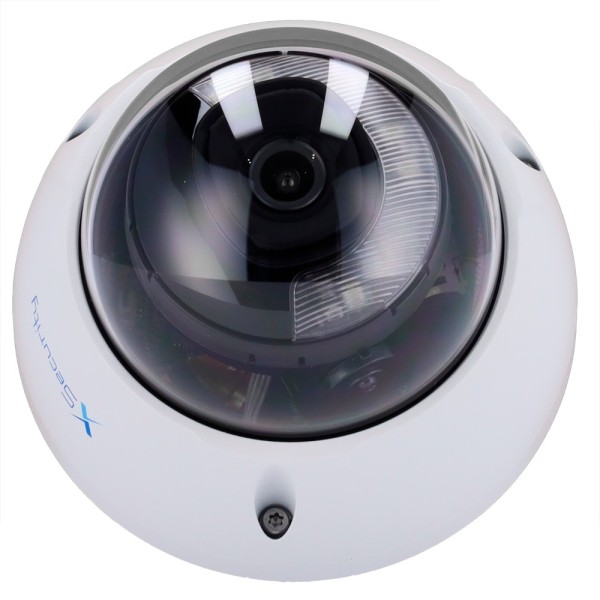 X-Security XS-IPD842A-6P-DL-WIZ X-Security Câmera IP Dome - 6 Megapixel (3288x1850) - Lente Fixa 2.8mm - WDR 120dB | Luz dupla (