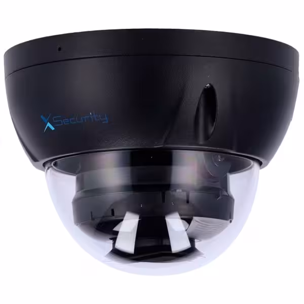 Comprare X-SECURITY XS-IPD842A-6P-DL-WIZ-BLACK X-Security Telecamera IP Dome - 6 Megapixel (3288x1850) - Obiettivo fisso 2.8mm -