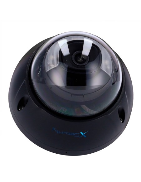 Acheter X-SECURITY XS-IPD842A-8P-DL-WIZ-BLACK X-Security Caméra IP Dome - 8 Mégapixels (3840×2160) - Objectif fixe 2.8mm - WDR 1