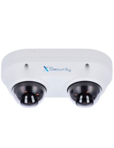 X-Security XS-IPD850A-4P-Dual X-Security IP Dome Câmera Dome - 2x 4 Megapixel (2560x1440) - 2x lente fixa 2.8mm - WDR 120dB | Du 2