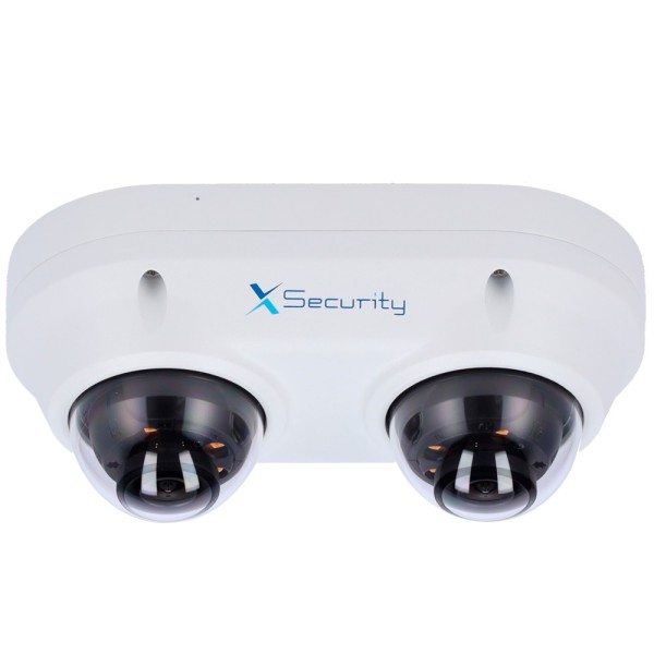 Comprar X-SECURITY XS-IPD850A-4P-DUAL X-Security Cámara IP Domo dual - 2x 4 Megapíxel  (2560x1440) - 2x Lente fija 2.8mm - WDR 1