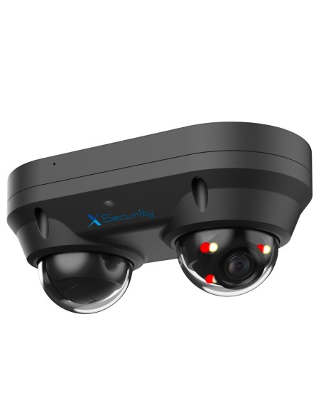 X-Security XS-IPD850A-4P-Dual-Black X-Security IP Camera Dome Dome - 2x 4 Megapixel (2560x1440) - 2x lente fixa 2.8mm - WDR 120D