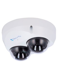 X-Security XS-IPD850A-4U-Mind X-Security IP Câmera IP Domo Dual - 2x 4 Megapixel (2560x1440) - Lente Fixa 2.8mm - WDR 120dB | Du