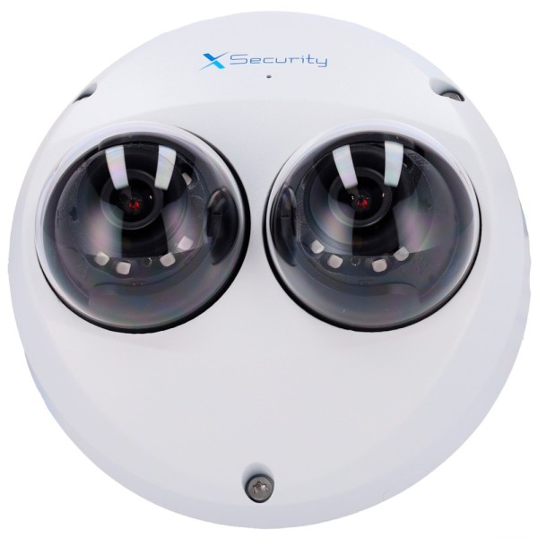 Acheter X-SECURITY XS-IPD850A-4U-MIND X-Security Caméra IP dôme double - 2x 4 mégapixels (2560x1440) - Objectif fixe 2.8mm - WDR