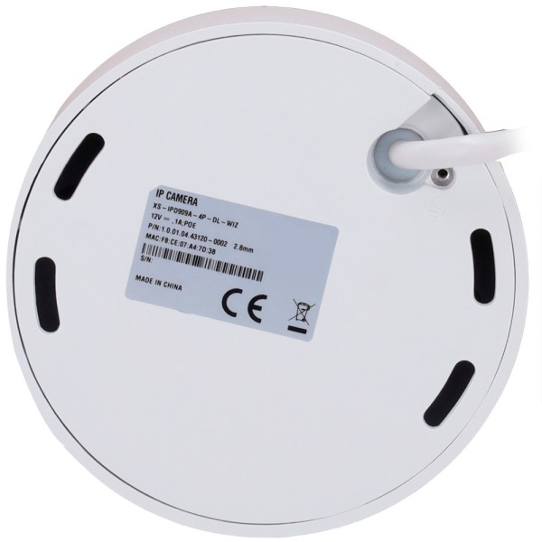 X-Security XS-IPD909A-4P-DL-WIZ X-Security IP Camera Mini Dome - 4 Megapixel (2688x1520) - Lente Fixa 2.8mm - WDR 120dB | Dual