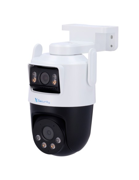 Comprare X-SECURITY XS-IPP5D-5EW-DL-TANDEM X-Security IP tandem Wi-Fi - Doppia lente (Panoramica 5Mpx + PT 5Mpx) - Lente PT 6 mm