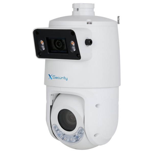 Acheter X-SECURITY XS-IPSD6325TA-4P-DL-TANDEM X-Security IP tandem gamme ULTRA - Double objectif (Panoramique 2 Mpx + PTZ 4 Mpx)