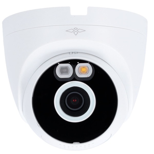 Acheter X-SECURITY XS-IPT224S-4PW-TIOC Caméra Turret IP 4 Mpx gamme PRO - Smart Dual Light portée 30 m | Dissuasion active - Obj