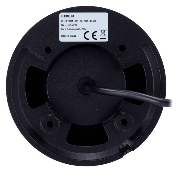 X-Security XS-IPT981A-6P-DL-WIZ-Black X-Security IP Camera Turret - 6 Megapixel (3288x1850) - Lente 2.8mm | - WDR 120 dB | Dual 