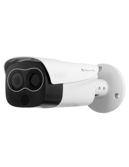 X-Security XS-IPTCV202A-2 Dual Câmera Térmica X-Security - 160x120 Vox | Lente de 7mm - sensor óptico 1/28 2 MPX | Lente 8mm - 