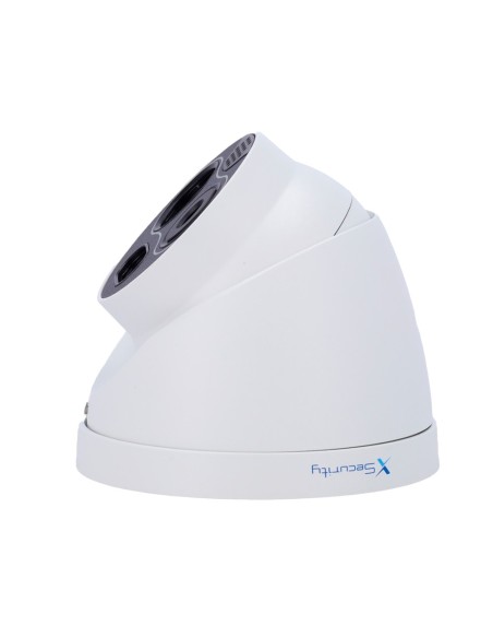 X-Security XS-IPTT256A-4D4-WIZ Turret Dual IP X-Security Turret Camera - 256x192 Vox | Lente de 3,5 mm | 40mk sensibilidade - Se