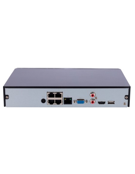 X-Security XS-NVR2104-S3P IP Gravador X-Security AI - 4 CH IP Vídeo | 4 CH PoE - Gravação máxima de retorno 12 MPX - BRW