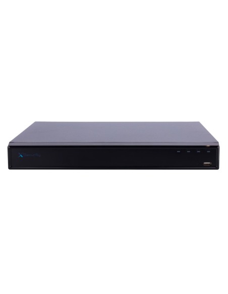 X-Security XS-NVR6232A-16P-WIZ X-Security NVR - Resolução máxima 32 Megapixel - 32 CH / 16 PoE AF / AT - Compression H.265