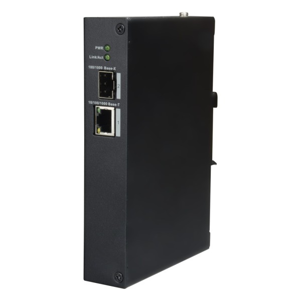 Comprar X-SECURITY XS-SW02FC-DIN X-Security - 1 puerto1 RJ45 + 1 Puerto SFP fibra - Velocidad 100/1000 Mbps - Plug &amp; Play - 
