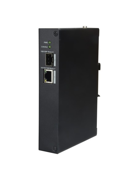 X-Security XS-SW02FC-DIN X-Security - Switch de desktop - 1 Port1 RJ45 + 1 Porta de fibra SFP - Velocidade 100/1000 Mbps - Plug