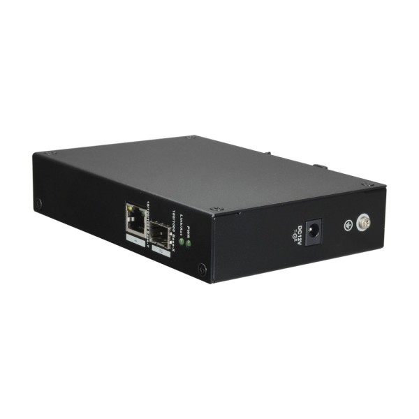X-Security XS-SW02FC-DIN X-Security - Switch de desktop - 1 Port1 RJ45 + 1 Porta de fibra SFP - Velocidade 100/1000 Mbps - Plug
