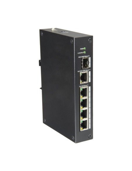 Acquista X-SECURITY XS-SW06-DIN X-Security - Switch su guida DIN - 4 porte RJ45 + 1 porta combo Gigabit - Velocità 10/100 Mbps -