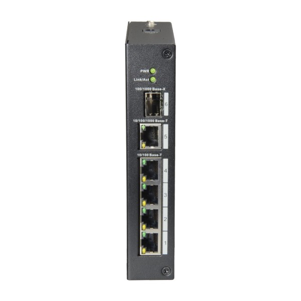 Acquista X-SECURITY XS-SW06-DIN X-Security - Switch su guida DIN - 4 porte RJ45 + 1 porta combo Gigabit - Velocità 10/100 Mbps -
