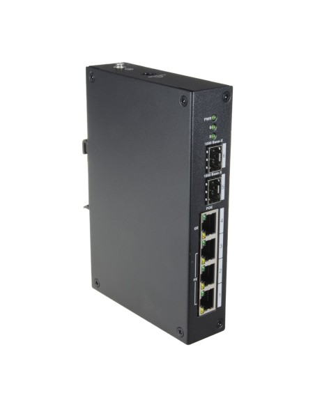X-Security XS-SW0604-96-DIN-HIPEE Switch POE getionable X-Security - 4 x Fé PoE + 2 GE SFP - PoE 802.3AF / AT / BT / MÁXIMO 90W 