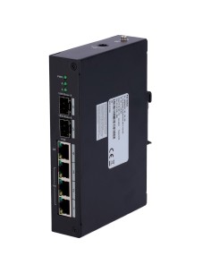 Comprar X-SECURITY XS-SW0604HIPOE-MF-120-DIN Switch PoE X-Security - 3 puertos FE + 1GE + 2  SFP GE - 60W puerto 4 / 30W puerto 