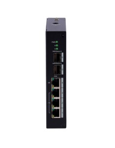 X-Security XS-SW0604PIXOE-MF-120-DIN Switch PoE X-Security - 3 portas Fe + 1GE + 2 SFP GE - porta 60W Porta 4 / 30W 1-3 / maxi 2