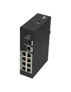 Comprar X-SECURITY XS-SW09-C-DIN X-Security - Switch Industrial - 8 puertos RJ45 + 1 Uplink GIGA + 1 SFP - Velocidad 10/100 Mbps