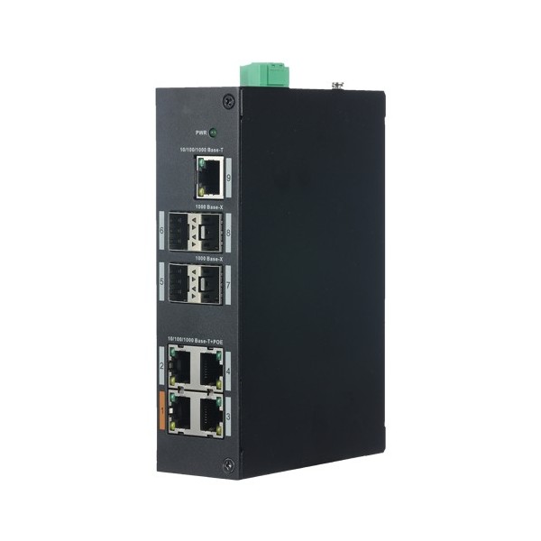 Comprar X-SECURITY XS-SW0904HIPOE-GF-96 Switch PoE - 4 puertos PoE+ RJ45 + 1 Puerto RJ-45 - 4 Puertos SFP Gigabit - Velocidad 10