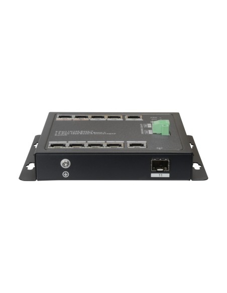 Kaufen X-SECURITY XS-SW1108HIPOE-96DIN HiPoE-Switch von X-Security – 8 Ports PoE + 2 Uplink (RJ45) + 1 Uplink (SFP) – 8x 10/100 