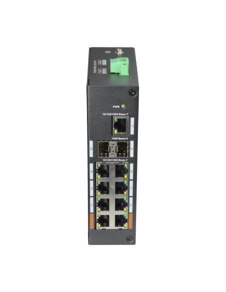 Acheter X-SECURITY XS-SWI1108HIPOE-G120DIN Commutateur industriel X-Security - 8 ports RJ45 + 2 ports SFP + 1 port RJ45 - Véloci
