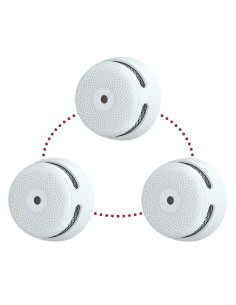 Comprar X-SENSE XS01-WR-3PACK Pack de 3 mini detector de humo autónomo X-Sense - Permite conectar 24 detectores por RF 868MHz - 