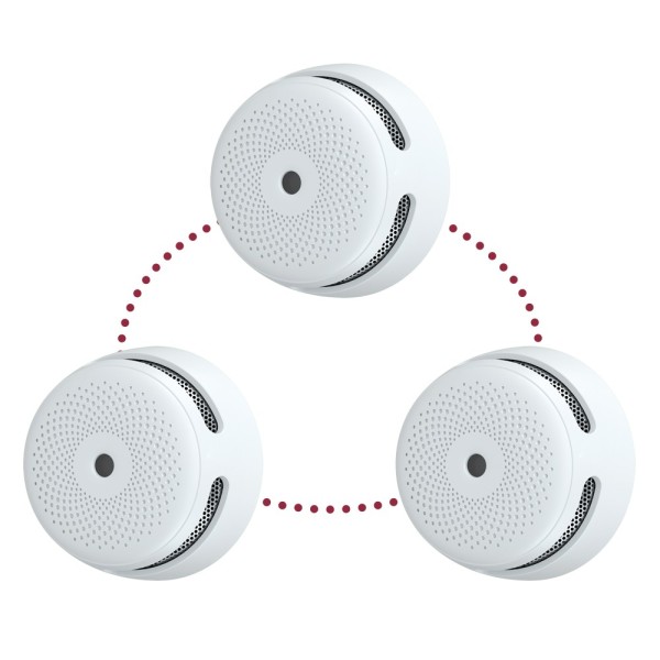 X-Sense XS01-WR-3Pack Pack 3 Mini Detector de Fumaça Autônomo X-Sense - Permite conectar 24 detectores por RF 868MHz - Duração