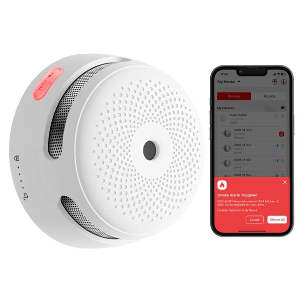 Acquista X-SENSE XS01-WX Mini rilevatore di fumo autonomo X-Sense - Comunicazione WiFi 2,4 GHz - Connessione tramite APP - Durat