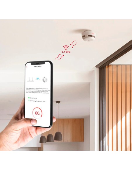 Acquista X-SENSE XS01-WX Mini rilevatore di fumo autonomo X-Sense - Comunicazione WiFi 2,4 GHz - Connessione tramite APP - Durat
