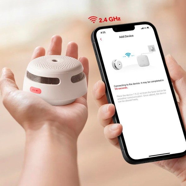 Acquista X-SENSE XS01-WX-3PACK confezione da 3 mini rilevatori di fumo autonomi X-Sense - Comunicazione WiFi 2,4 GHz - Connessio