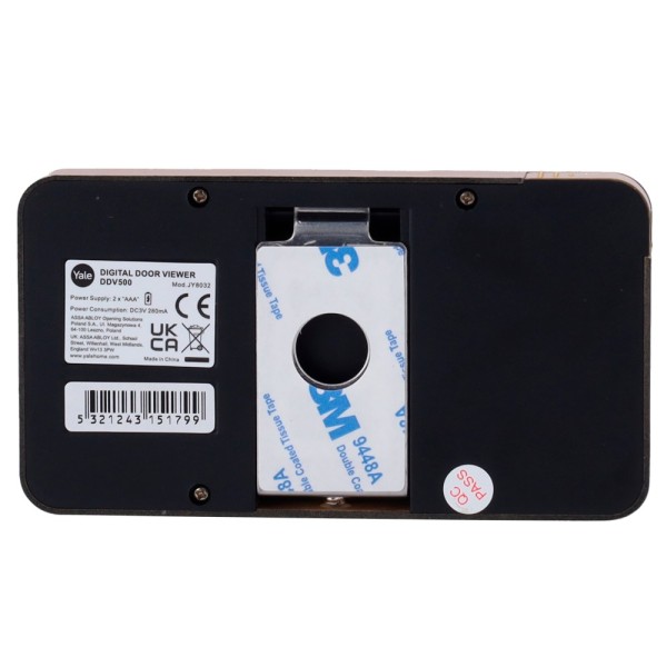 Comprar YALE YALE-DOORVIEWER500-GOLD Mirilla digital - Cámara 0.3 Mpx | Ángulo de visión 105º - Pantalla LCD TFT 3.2" - Pue