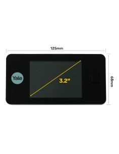 Kaufen YALE YALE-DOORVIEWER500-SILVER Digitaler Türspion – Kamera 0,3 MPx | Blickwinkel 105° – 3,2"-TFT-LCD-Display – P 2