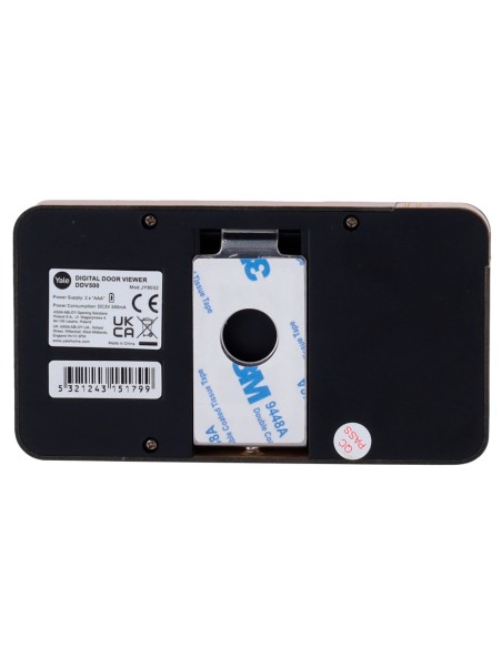 Comprar YALE YALE-DOORVIEWER500-SILVER Mirilla digital - Cámara 0.3 Mpx | Ángulo de visión 105º - Pantalla LCD TFT 3.2" - P