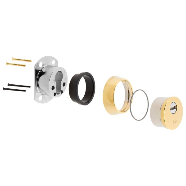 Acheter YALE YALE-ESCUTCHEON-NEXUS-G Écusson de haute sécurité Nexus - Anti-casse, extraction, perçage et étau - Noyau en aci