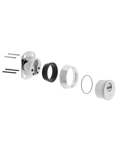 Acheter YALE YALE-ESCUTCHEON-NEXUS-S Écusson de haute sécurité Nexus - Anti-rupture, extraction, perçage et pince - Noyau en aci 2