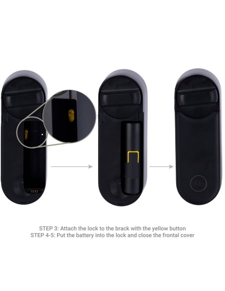 Yale yale-linus-l2-b lock giralleves inteligente e wifi - invisível a partir do exterior - instalação sem manuseio de PU