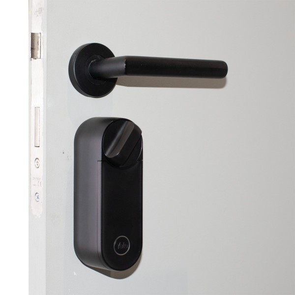 Yale yale-linus-l2-b lock giralleves inteligente e wifi - invisível a partir do exterior - instalação sem manuseio de PU