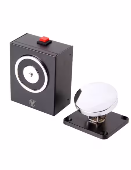 Kaufen YLI YD-604 elektromagnetischer Türhalter – Für eine einzelne Tür – Haltekraft 50 kg – Manuelle Betätigungstaste – A