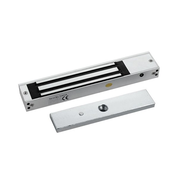 YLI YF-180as Eletromagnética Sucima - para porta simples - Força de retenção 180 kg - modo de abertura Fail Seguro (NC) - MO