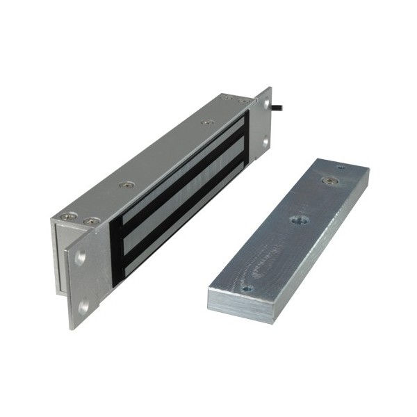 YLI YF-280CA Solda Eletromagnética - Para a Porta Simples - Força de Retenção 280 Kg - Modo de Abertura Fail Seguro (NC) - Mo