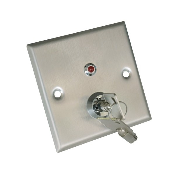 Comprar YLI YKS-850LS Pulsador con llave - Indicador LED - Testado 500.000 usos - NO/NC/COM/TAMP/LED | Empotrado o superficie - 