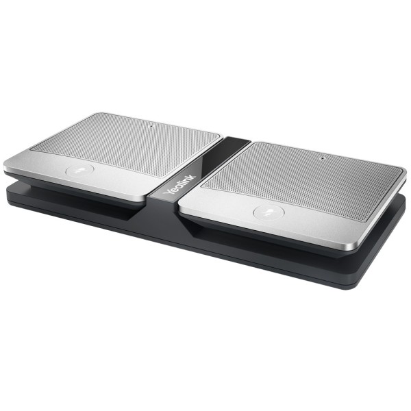 Yealink yl-cpw90dd10kpack microfone sem fio - 3m e 360º alcance de absorção - Rank 100hz -7 khz - botão mu