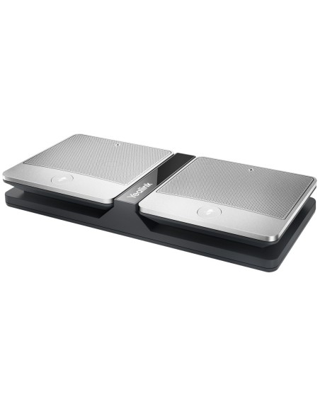 Yealink yl-cpw90dd10kpack microfone sem fio - 3m e 360º alcance de absorção - Rank 100hz -7 khz - botão mu