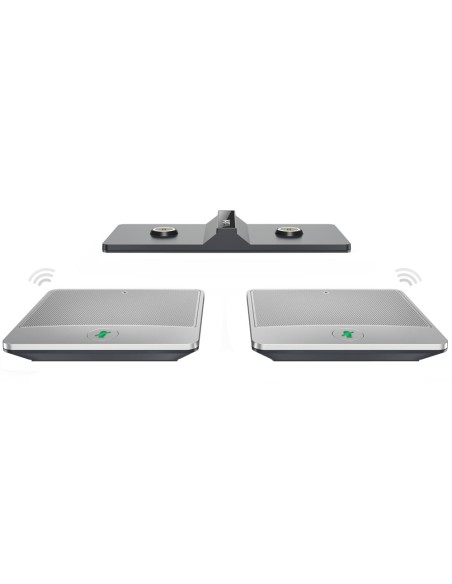 Yealink yl-cpw90dd10kpack microfone sem fio - 3m e 360º alcance de absorção - Rank 100hz -7 khz - botão mu