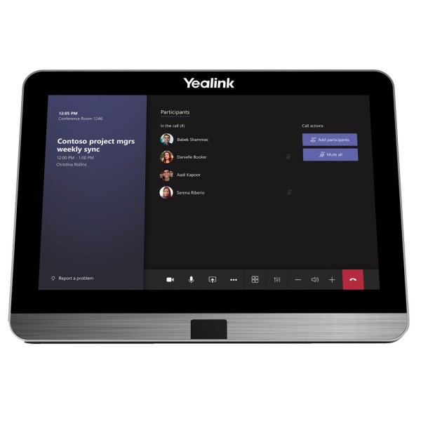 Yealink yl-mvc400-c3-000 yealink videoconferência todos em uma - 20MP câmera - ângulo de visão 133º - 8 microfones integrados - 